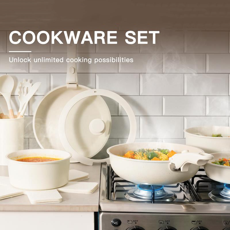 Non-stick, Durable, Easy Clean Cookware Set