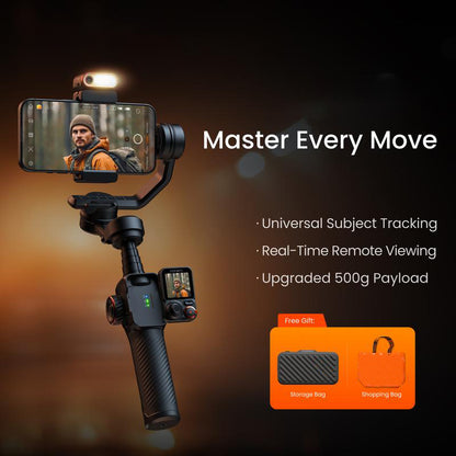 AI 3-Axis Smartphone Gimbal Stabilizer