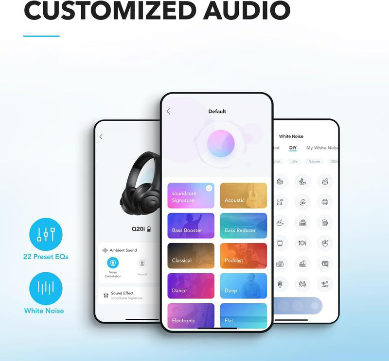 Hybrid ANC Wireless Headphones