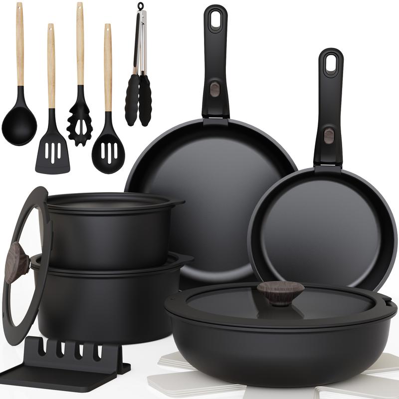 Non-stick, Durable, Easy Clean Cookware Set