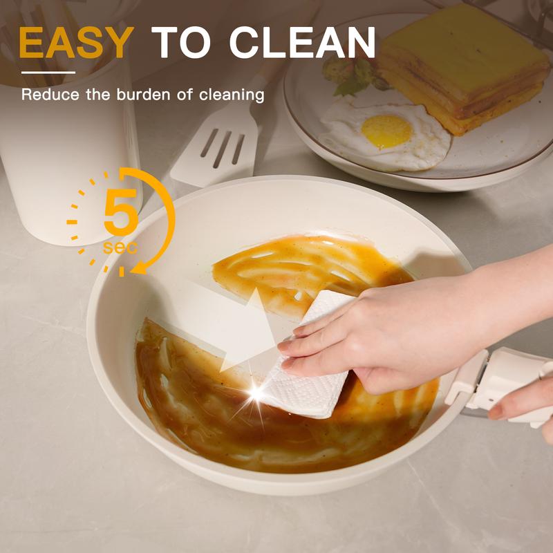 Non-stick, Durable, Easy Clean Cookware Set