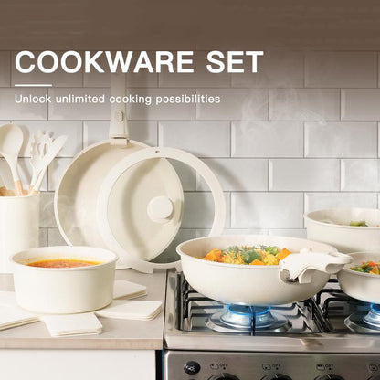 Non-stick, Durable, Easy Clean Cookware Set