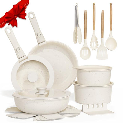 21 Pcs Nonstick Pots Pans Set