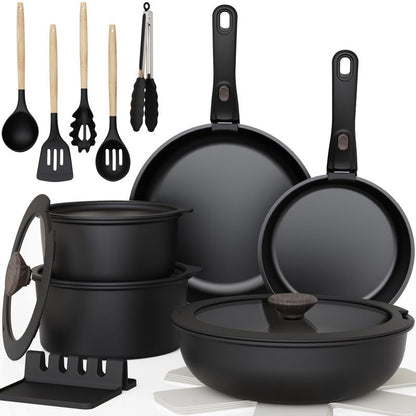 21 Pcs Nonstick Pots Pans Set