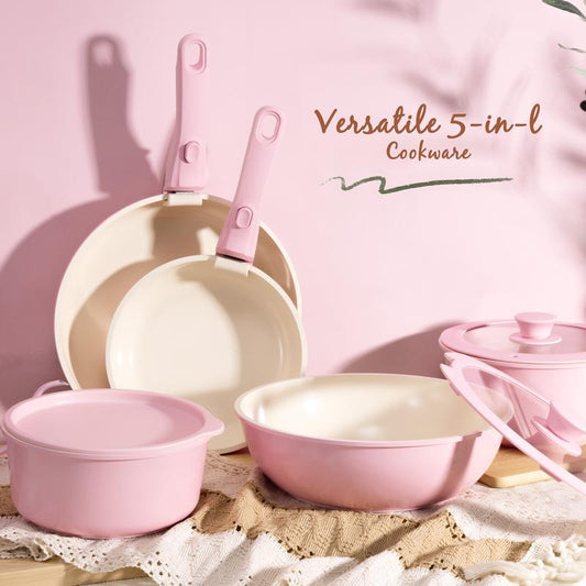 21 Pcs Nonstick Pots Pans Set