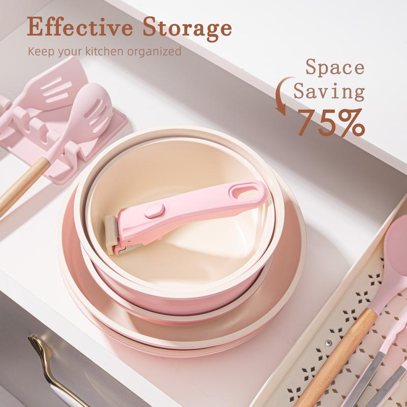 21 Pcs Nonstick Pots Pans Set