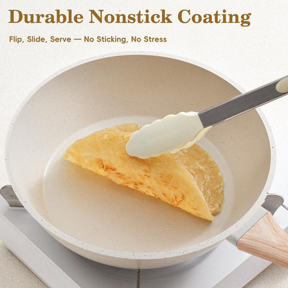 12-piece non-stick cookware set upgraded