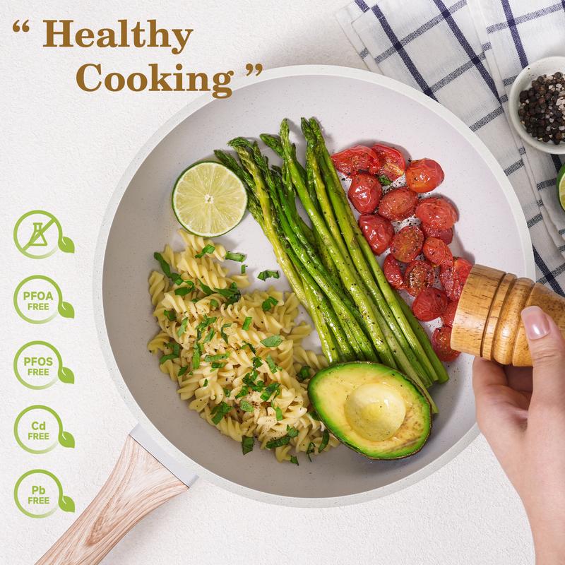 12-piece non-stick cookware set upgraded