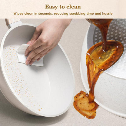 12-piece non-stick cookware set upgraded