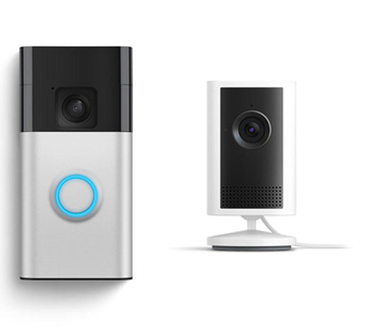 Smart Doorbell & Indoor Camera Package with Premium Support