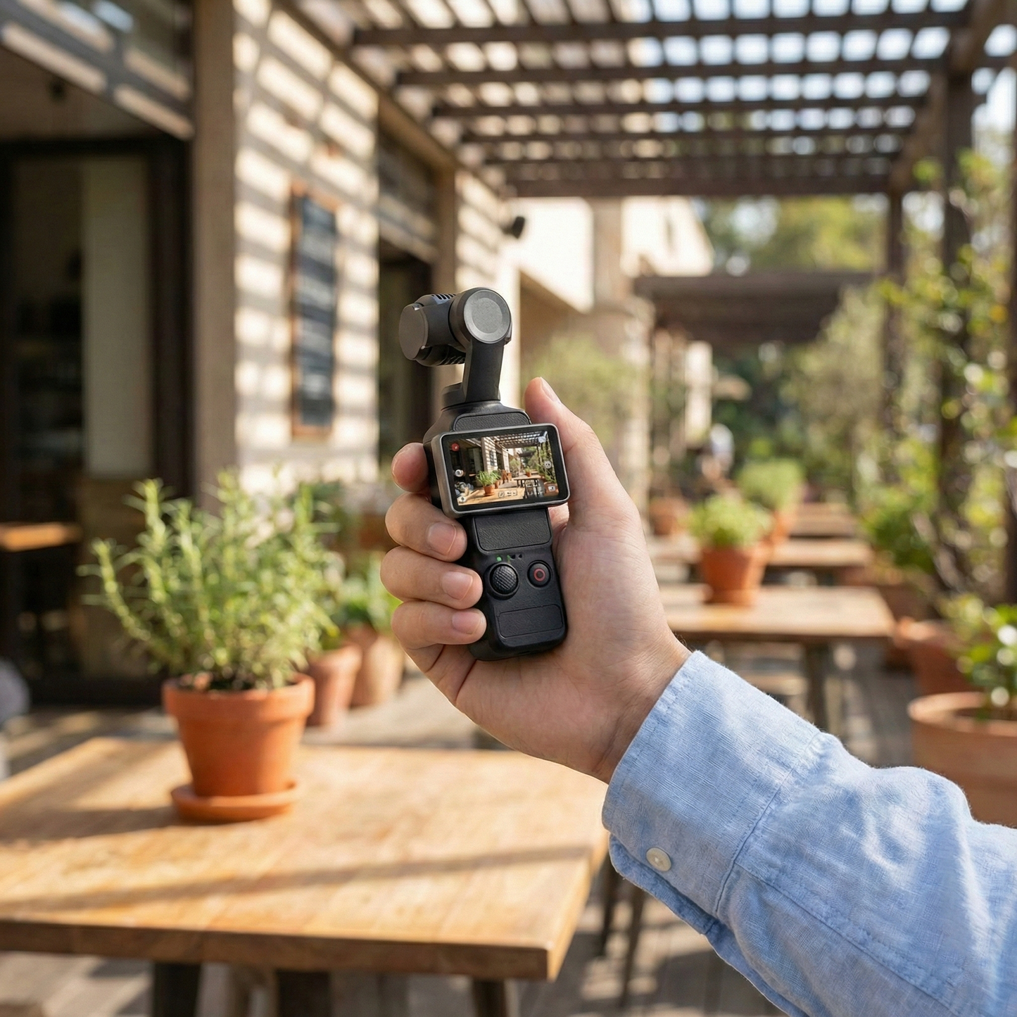 Upgraded 4K Handycam with Stabilizer