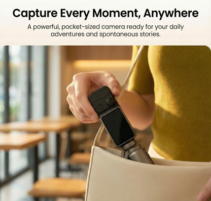 Upgraded 4K Handycam with Stabilizer