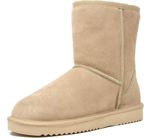 Women's Mid Calf Winter Snow Boots