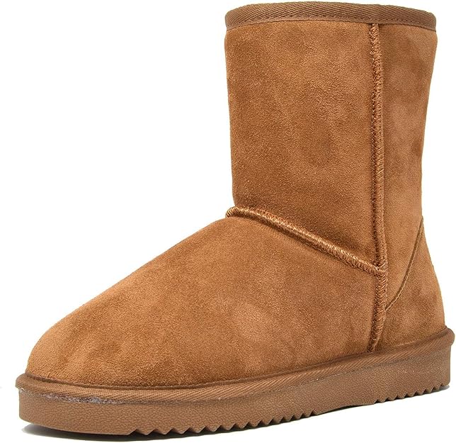 Women's Mid Calf Winter Snow Boots