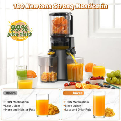 350W Slow Juicer, High Yield, Easy Clean